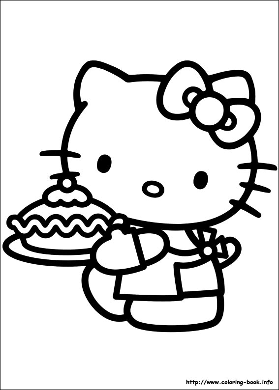 Hello Kitty coloring picture